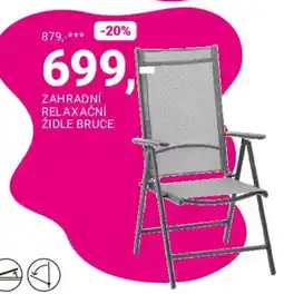 Möbelix Zahradní relaxační židle Bruce nabídka