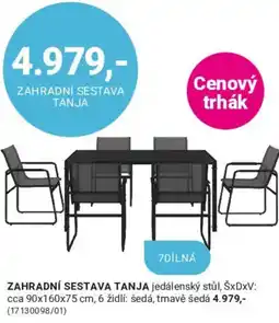 Möbelix Zahradní sestava Tanja nabídka