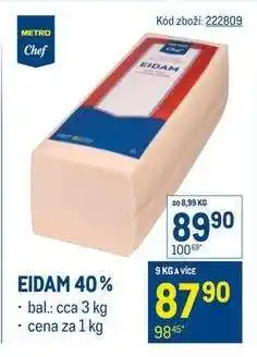 Makro Eidam 40 % nabídka