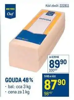 Makro Gouda 48% nabídka