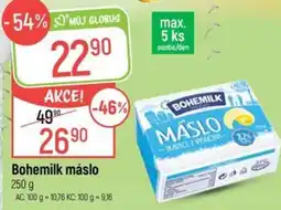 Globus Bohemilk máslo nabídka