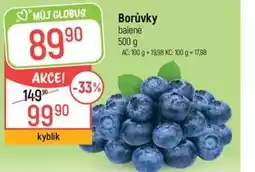 Globus Borůvky balené nabídka