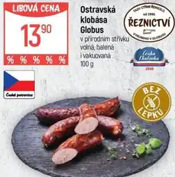 Globus Ostravská klobása Globus nabídka