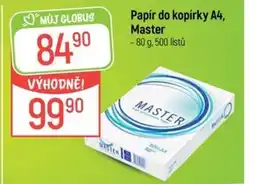 Globus Papír do kopírky A4, Master nabídka