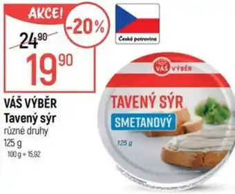 Globus VÁŠ VÝBĚR Tavený sýr nabídka