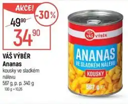 Globus VÁŠ VÝBĚR Ananas nabídka