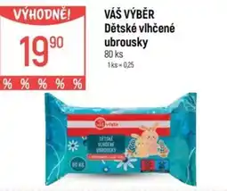 Globus VÁŠ VÝBĚR Dětské vlhčené ubrousky nabídka