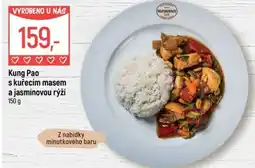 Globus Kung Pao s kuřecím masem a jasmínovou rýží nabídka