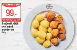 Globus Smažený květák s vařenými bramborami nabídka