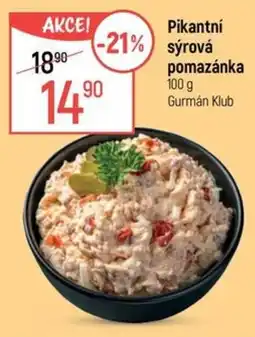 Globus Pikantní sýrová pomazánka nabídka