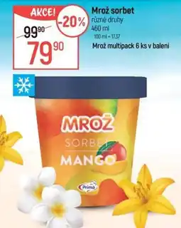 Globus Mrož sorbet nabídka