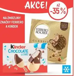 Globus Na zmrzliny značky ferrero a kinder nabídka