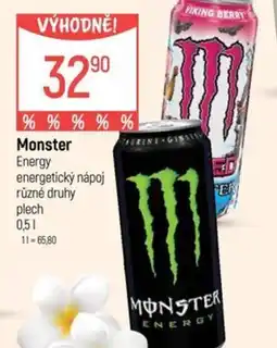 Globus Monster Energy energetický nápoj nabídka