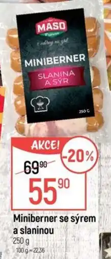 Globus Miniberner se sýrem a slaninou nabídka