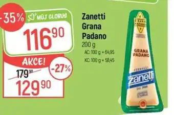 Globus Zanetti Grana Padano nabídka