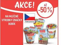 Globus Na mléčné výrobky značky bobík nabídka