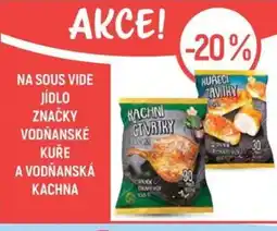 Globus Na sous vide jídlo značky vodňanské kuře a vodňanská kachna nabídka