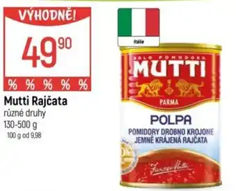 Globus Mutti Rajčata nabídka