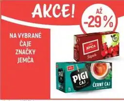 Globus Na vybrané čaje značky jemča nabídka