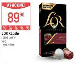 Globus L'OR Kapsle nabídka