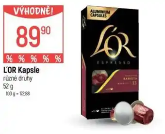 Globus L'OR Kapsle nabídka