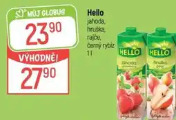 Globus Hello jahoda, hruška, rajče, černý rybíz nabídka