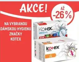 Globus Na vybranou dámskou hygienu značky kotex nabídka