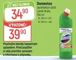 Globus Domestos dezinfekční čistič nabídka