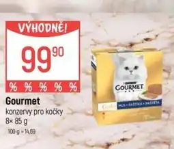 Globus Gourmet konzervy pro kočky nabídka