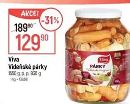 Globus Viva Vídeňské párky nabídka