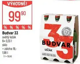 Globus Budvar 33 světlý ležák nabídka