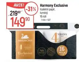 Globus Harmony Exclusive toaletni papir nabídka