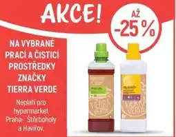 Globus Na vybrané prací a čisticí prostředky značky tierra verde nabídka