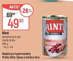 Globus Rinti konzerva pro psy nabídka