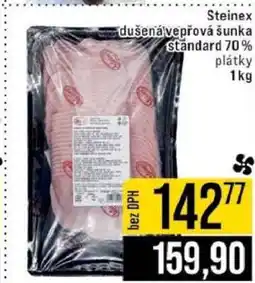 Jip Steinex dušená vepřová šunka standard 70% plátky nabídka
