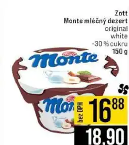 Jip Zott Monte Mléčný Dezert nabídka