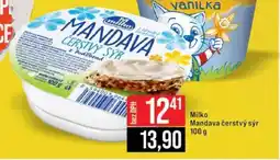 Jip Milko Mandava čerstvý sýr nabídka