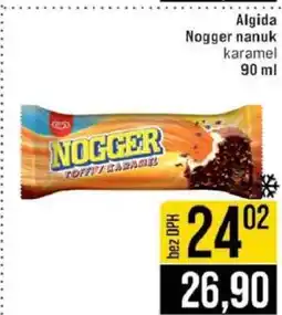 Jip Algida Nogger nanuk karamel nabídka