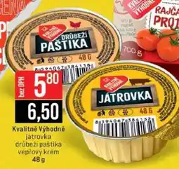 Jip Kvalitně Výhodně játrovka drůbeží paštika vepřový krém nabídka
