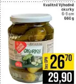 Jip Kvalitně Výhodně Okurky nabídka