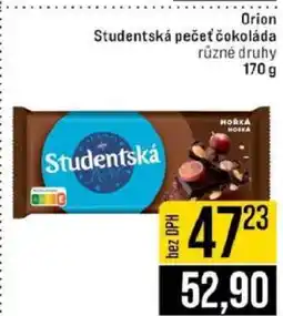 Jip Orion Studentská pečeť čokoláda nabídka