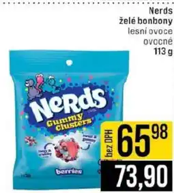 Jip Nerds želé bonbony nabídka