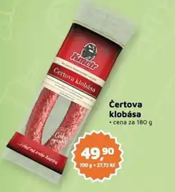 Můjobchod Čertova klobása nabídka