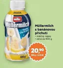Můjobchod Müllermilch s banánovou příchutí nabídka