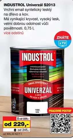 Barvy a laky drogerie INDUSTROL Univerzál S2013 nabídka