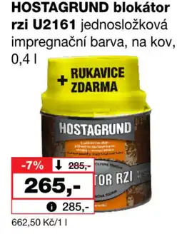 Barvy a laky drogerie HOSTAGRUND blokátor rzi U2161 jednosložková impregnační barva, na kov nabídka