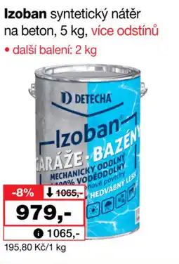 Barvy a laky drogerie Izoban syntetický nátěr na beton nabídka