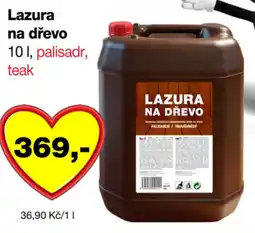 Barvy a laky drogerie Lazura na dřevo, palisadr, teak nabídka