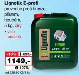 Barvy a laky drogerie Lignofix E-profi prevence proti hmyzu, plísním, houbám nabídka