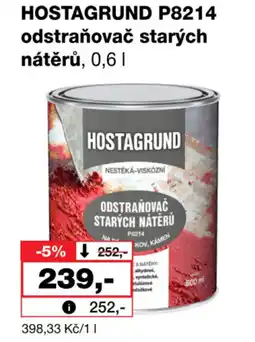 Barvy a laky drogerie HOSTAGRUND P8214 odstraňovač starých nátěrů nabídka